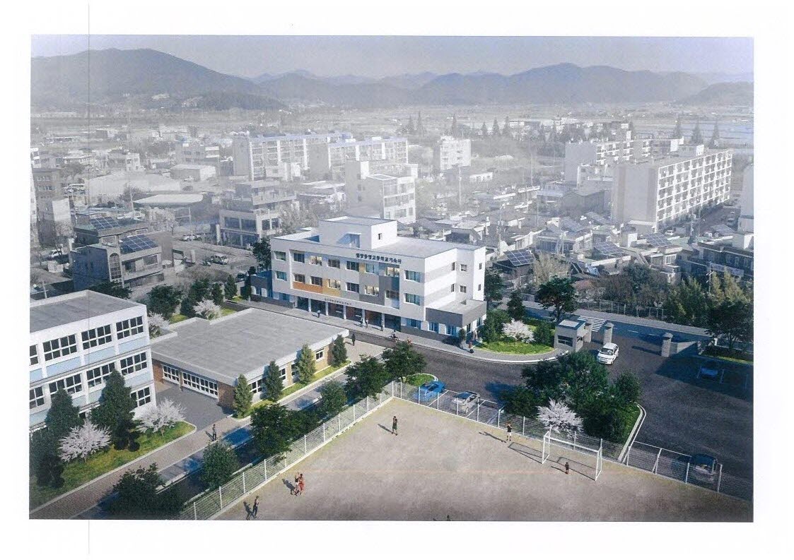밀양동명고등학교 기숙사 조감도